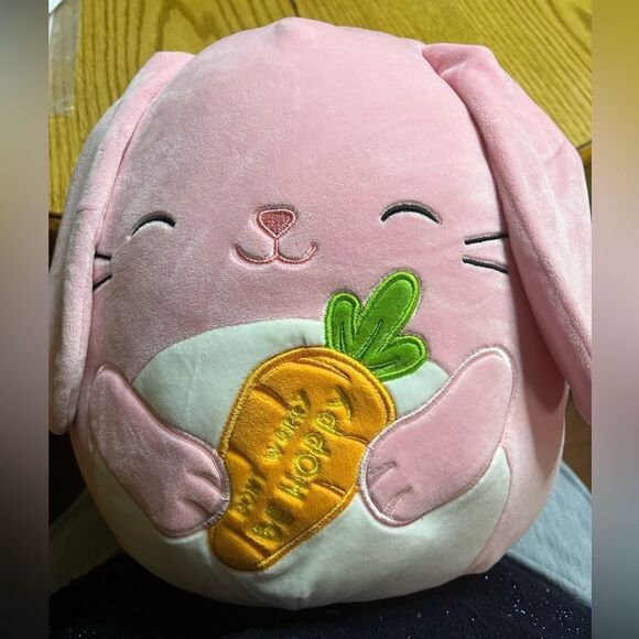 11” Squishmallow Bop The Bunny Pink - Picture 1 of 11